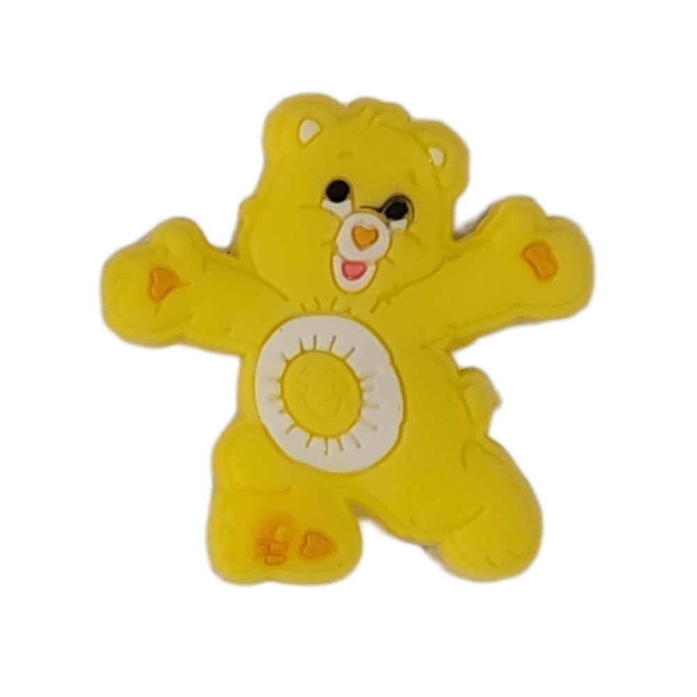 Yellow Care Bear Croc Cahrm